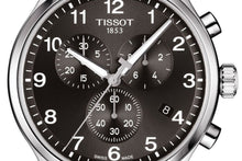 Load image into Gallery viewer, Tissot Chrono XL Classic Black Dial Black Leather Strap Watch For Men - T116.617.16.057.00
