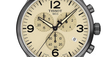 Load image into Gallery viewer, Tissot T Sport Chrono XL Beige Dial Green Nylon Strap Watch for Men - T116.617.37.267.00
