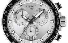 Load image into Gallery viewer, Tissot Supersport Chrono Silver Dial Brown Leather Strap Watch for Men - T125.617.16.031.00