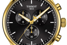 Load image into Gallery viewer, Tissot Chrono XL Classic Black Dial Gold Steel Strap Watch for Men - T116.617.33.051.00