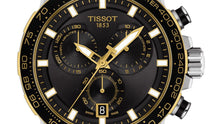 Load image into Gallery viewer, Tissot Supersport Chrono Black Dial Silver Steel Strap Watch For Men - T125.617.21.051.00