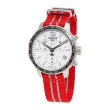 Load image into Gallery viewer, Tissot Quickster Chronograph NBA Houston Rockets Special Edition White Dial Two Tone NATO Strap Watch for Men - T095.417.17.037.12