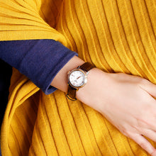 Load image into Gallery viewer, Tissot Bridgeport Lady White Dial Brown Leather Strap Watch For Women - T097.010.26.118.00