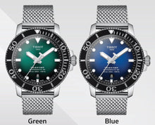 Load image into Gallery viewer, Tissot Seastar 1000 Powermatic 80 Blue Dial SIlver Mesh Bracelet Watch For Men - T120.407.11.041.02