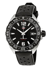 Load image into Gallery viewer, Tag Heuer Formula 1 Quartz Black Dial Black Rubber Strap Watch for Men - WAZ1110.FT8023