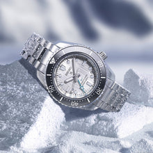 Load image into Gallery viewer, Seiko Prospex Sea Arctic Ocean GMT Limited Edition Silver Dial Silver Steel Strap Watch For Men - SPB439J1