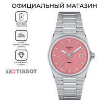 Load image into Gallery viewer, Tissot PRX Quartz Pink Dial Silver Steel Strap Watch for Women - T137.210.11.331.00
