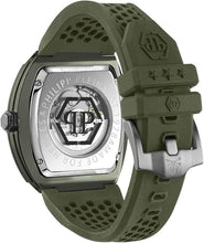 Load image into Gallery viewer, Philipp Plein The Skeleton Green Dial Green Silicone Strap Watch for Men- PWVBA0223