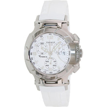 Load image into Gallery viewer, Tissot T Race Lady Chronograph White Dial White Rubber Strap Watch for Women - T048.217.17.017.00