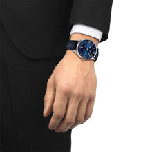 Load image into Gallery viewer, Tissot Chemin Des Tourelles Powermatic 80 Blue Dial Blue Leather Strap Watch for Men - T099.407.16.048.00