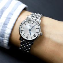 Load image into Gallery viewer, Tissot Carson Premium Lady Silver Dial Silver Steel Strap Watch For Women - T122.210.11.033.00