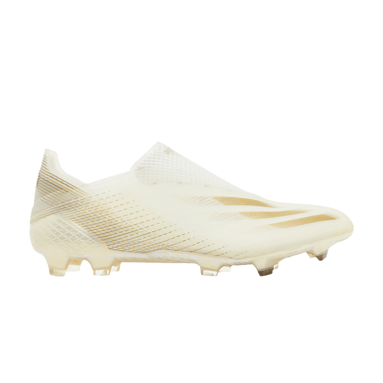 adidas X Ghosted+ FG White Metallic Gold Melange
