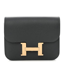Load image into Gallery viewer, Evercolor Verso Constance Slim Wallet Ardoise Bleu Glacier