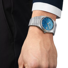 Load image into Gallery viewer, Tissot PRX Powermatic 80 Gradient Blue Dial Silver Steel Strap Watch for Men - T137.407.11.351.01