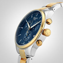 Load image into Gallery viewer, Tissot Chrono XL Classic Blue Dial Two Tone Steel Strap Watch for Men - T116.617.22.041.00