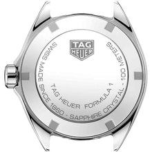 Load image into Gallery viewer, Tag Heuer Formula 1 Quartz Blue Dial Silver Steel Strap Watch for Women - WBJ1412.BA0664