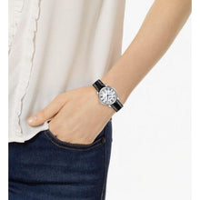 Load image into Gallery viewer, Tissot Carson Premium Lady Silver Dial Black Leather Strap Watch For Women - T122.210.16.033.00