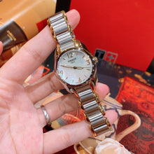 Load image into Gallery viewer, Tissot T Wave Mother of Pearl Dial Two Tone Steel Strap Watch for Women - T023.210.22.117.00
