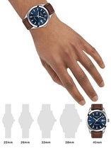 Load image into Gallery viewer, Tissot Gentlemen Powermatic 80 Silicium Blue Dial Brown Leather Strap Watch For Men - T127.407.16.041.00