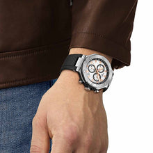 Load image into Gallery viewer, Tissot T Race Chronograph White Dial Black Rubber Strap Watch For Men - T141.417.17.011.00