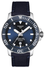 Load image into Gallery viewer, Tissot Seastar 1000 Powermatic 80 Silicium Blue Dial Blue Nylon Strap Watch For Men - T120.407.17.041.01