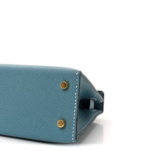 Load image into Gallery viewer, Epsom Mini Kelly Sellier 20 New Blue Jean
