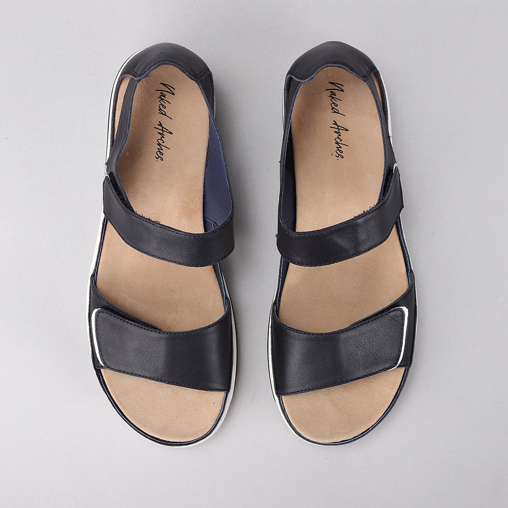 NAKED ARCHES Happy - Navy/Silver
