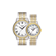Load image into Gallery viewer, Tissot T Classic Carson Quartz White Dial Two Tone Steel Strap Watch for Men - T085.410.22.013.00