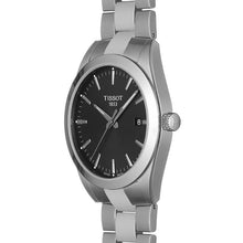Load image into Gallery viewer, Tissot Gentleman Black Dial Silver Steel Strap Watch For Men - T127.410.11.051.00