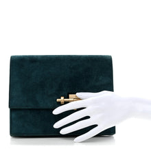 Load image into Gallery viewer, Veau Doblis Verrou Clutch Bleu Ocean