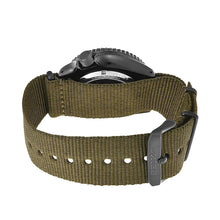 Load image into Gallery viewer, Seiko 5 Sport Automatic Black Dial Green Nylon Strap Watch For Men - SRPD65K4
