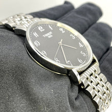 Load image into Gallery viewer, Tissot T Classic Everytime Quartz Black Dial Silver Steel Strap Watch for Men - T109.410.11.072.00