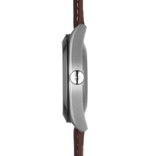 Load image into Gallery viewer, Tissot Gentleman Powermatic 80 Silicium Silver Dial Brown Leather Strap Watch For Men - T127.407.16.031.01