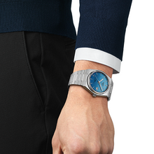 Load image into Gallery viewer, Tissot PRX Powermatic 80 Gradient Blue Dial Silver Steel Strap Watch for Men - T137.407.11.351.01