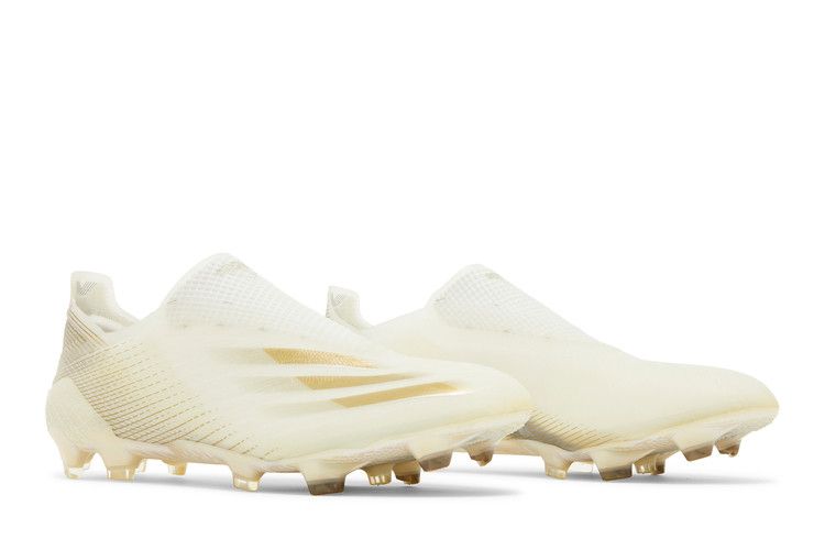 adidas X Ghosted+ FG White Metallic Gold Melange