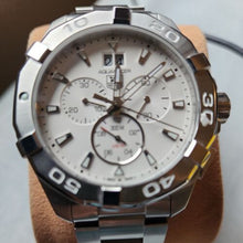 Load image into Gallery viewer, Tag Heuer Aquaracer White Dial Silver Steel Strap Watch for Men - CAY1111.BA0927