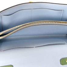 Load image into Gallery viewer, Epsom Verso Kelly Wallet To Go  Vert Criquet Bleu Brume