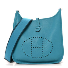 Load image into Gallery viewer, Taurillon Clemence Evelyne III PM Turquoise Colvert