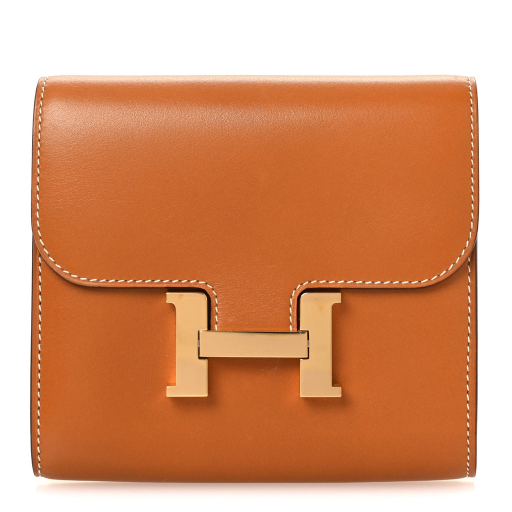 Tadelakt Constance Short Wallet Gold