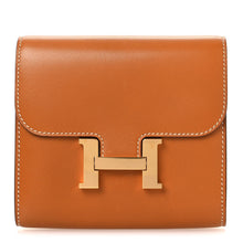 Load image into Gallery viewer, Tadelakt Constance Short Wallet Gold