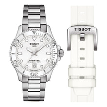 Load image into Gallery viewer, Tissot Seastar 1000 Lady White Dial Silver Steel Strap Unisex Watch - T120.210.11.011.00