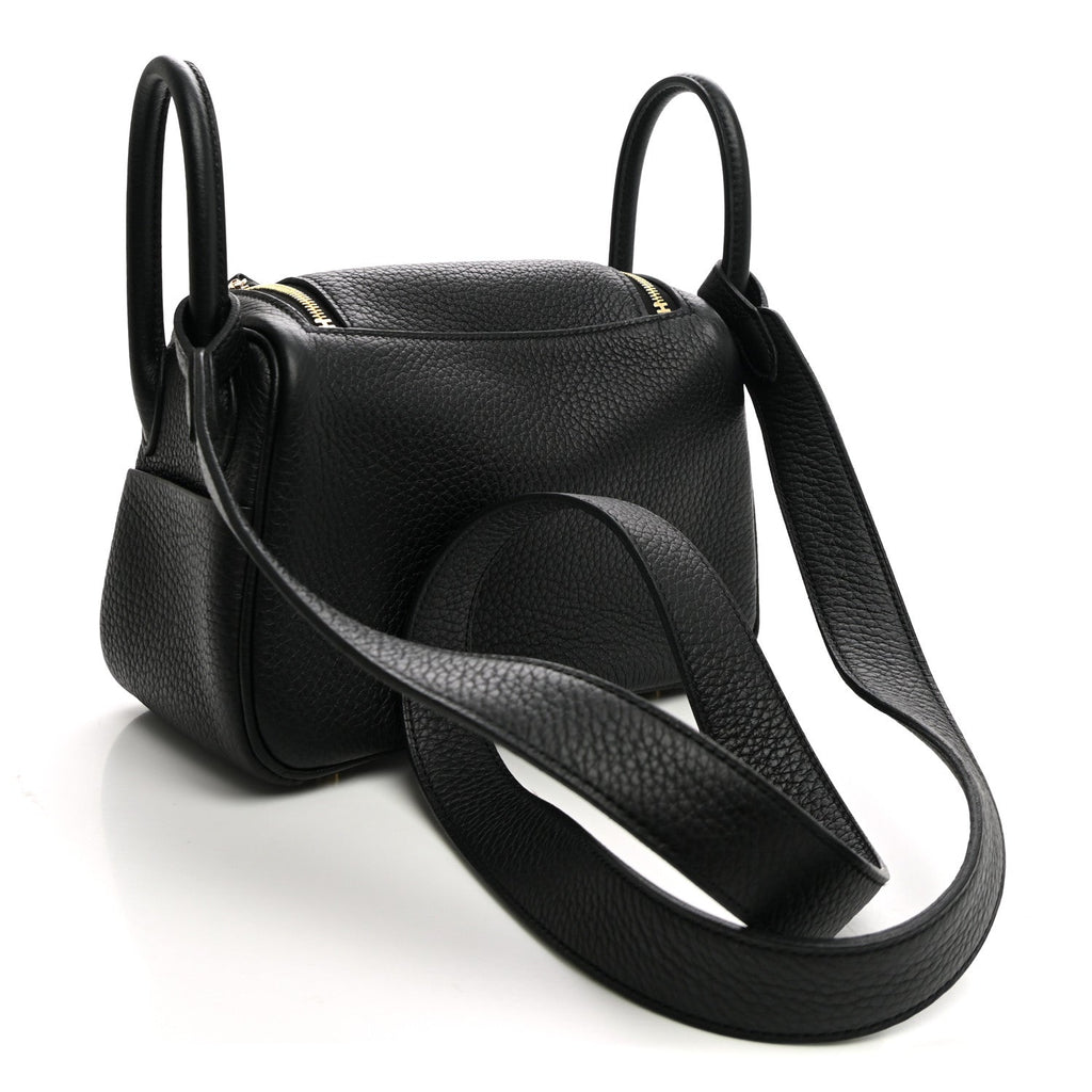 Taurillon Clemence Mini Lindy 20 Black