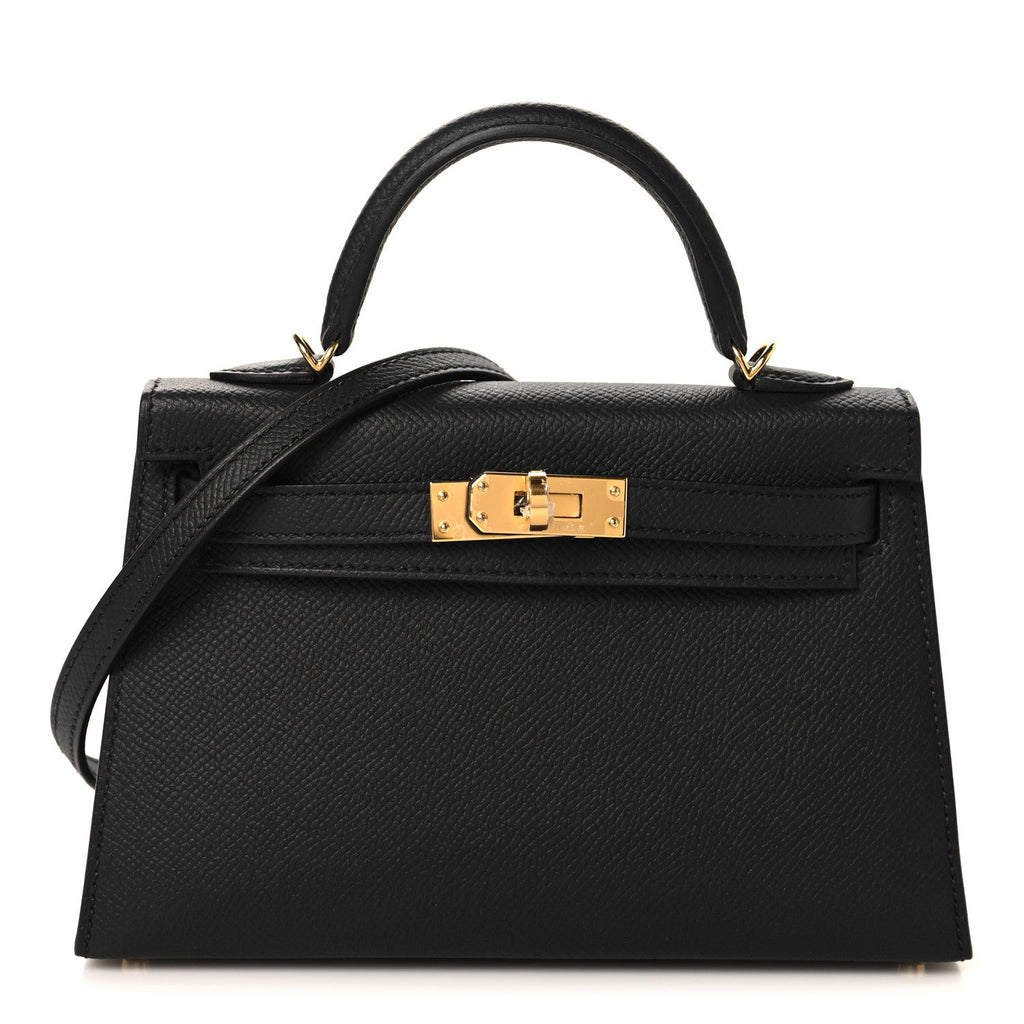 Epsom Mini Kelly Sellier 20 Black