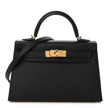 Load image into Gallery viewer, Epsom Mini Kelly Sellier 20 Black