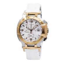 Load image into Gallery viewer, Tissot T Race Chronograph White Dial White Rubber Strap Watch for Women - T048.217.27.017.00