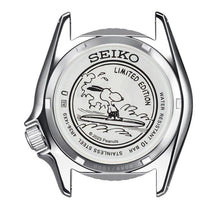 Load image into Gallery viewer, Seiko 5 Sports x Peanuts Surfboard Snoopy Limited Edition White Dial Two Tone NATO Strap Watch For Men - SRPK25K1
