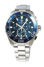 Load image into Gallery viewer, Tag Heuer Aquaracer Blue Dial SIlver Steel Strap Watch for Men - CAY111B.BA0927