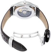 Load image into Gallery viewer, Tissot T Classic Tradition Powermatic 80 Open Heart Silver Dial Brown Leather Strap Watch for Men - T063.907.16.038.00