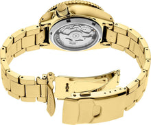 Load image into Gallery viewer, Seiko 5 Sports US Special Edition Automatic Blue Dial Gold Steel Strap Watch For Men - SRPK20