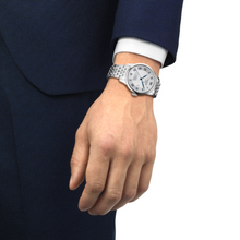 Load image into Gallery viewer, Tissot Le Locle Powermatic 80 Silver Dial Silver Steel Strap Watch for Men - T006.407.11.033.03